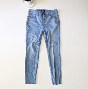 J Crew High Rise Toothpick Jeans